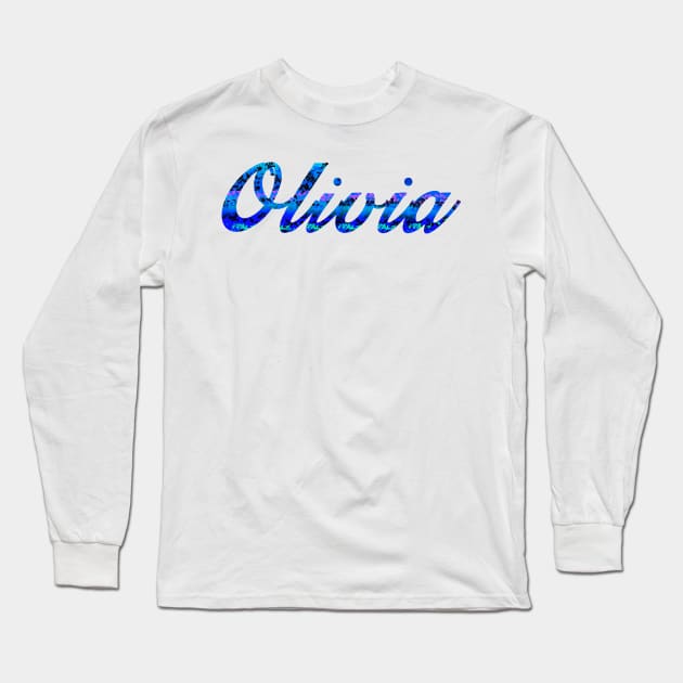 Top 10 best personalised gifts 2022  - Olivia - personalised, personalized  name with pattern  - custom name. Olivia Long Sleeve T-Shirt by Artonmytee